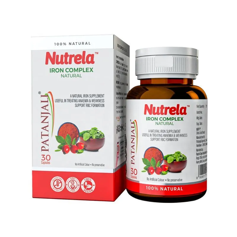 Nutrela Iron Complex Natural Capsules