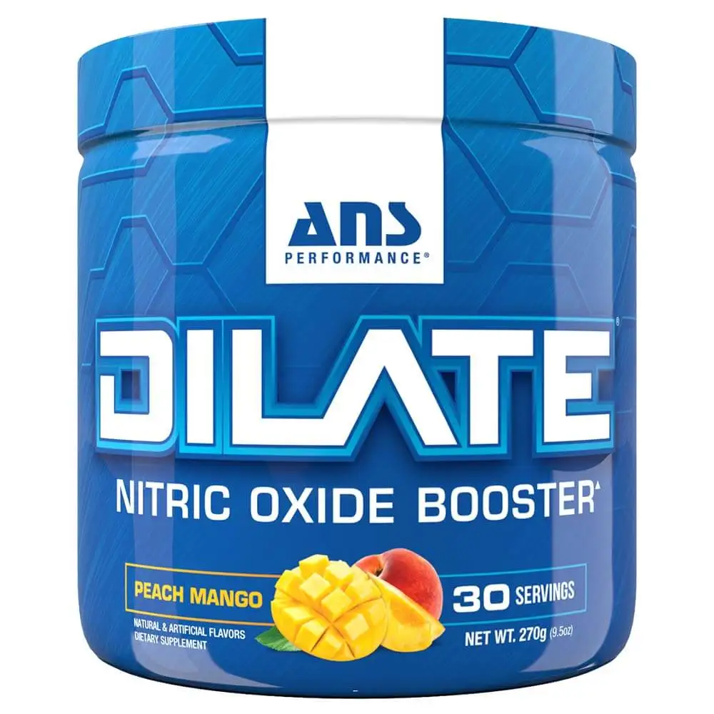 ANS Performance DILATE Nitric Oxide Booster,  0.59 lb  Peach Mango