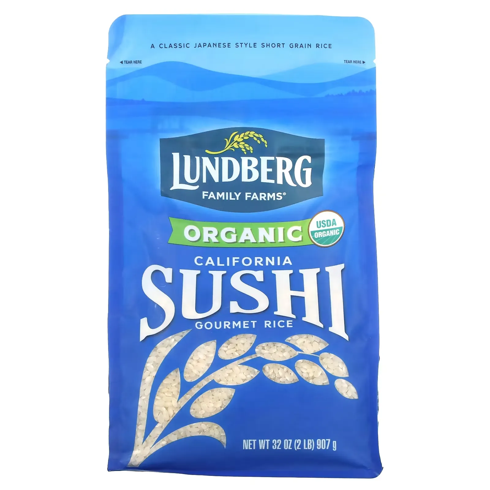 Organic California Sushi Gourmet Rice, 32 oz (907 g)