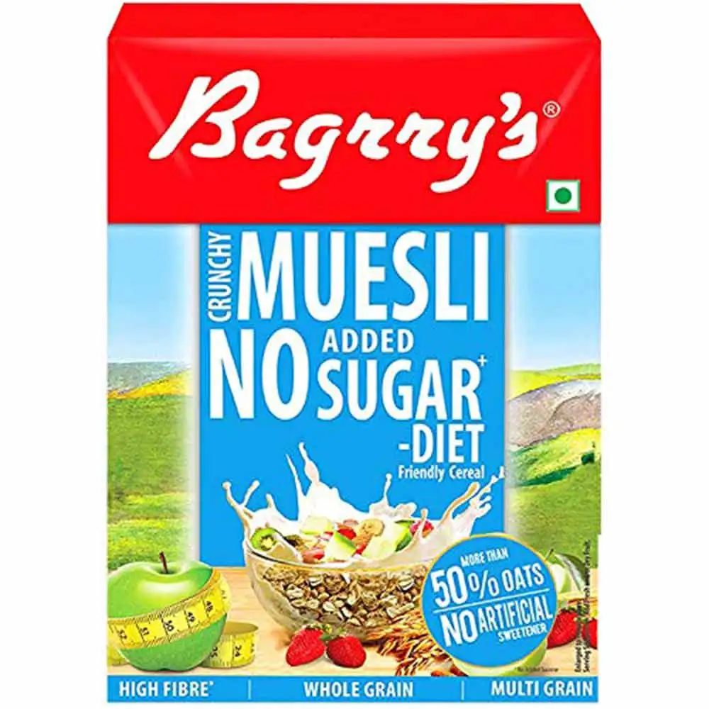 Bagrrys Crunchy Muesli No Added Sugar,  400 g  (Diet Muesli)