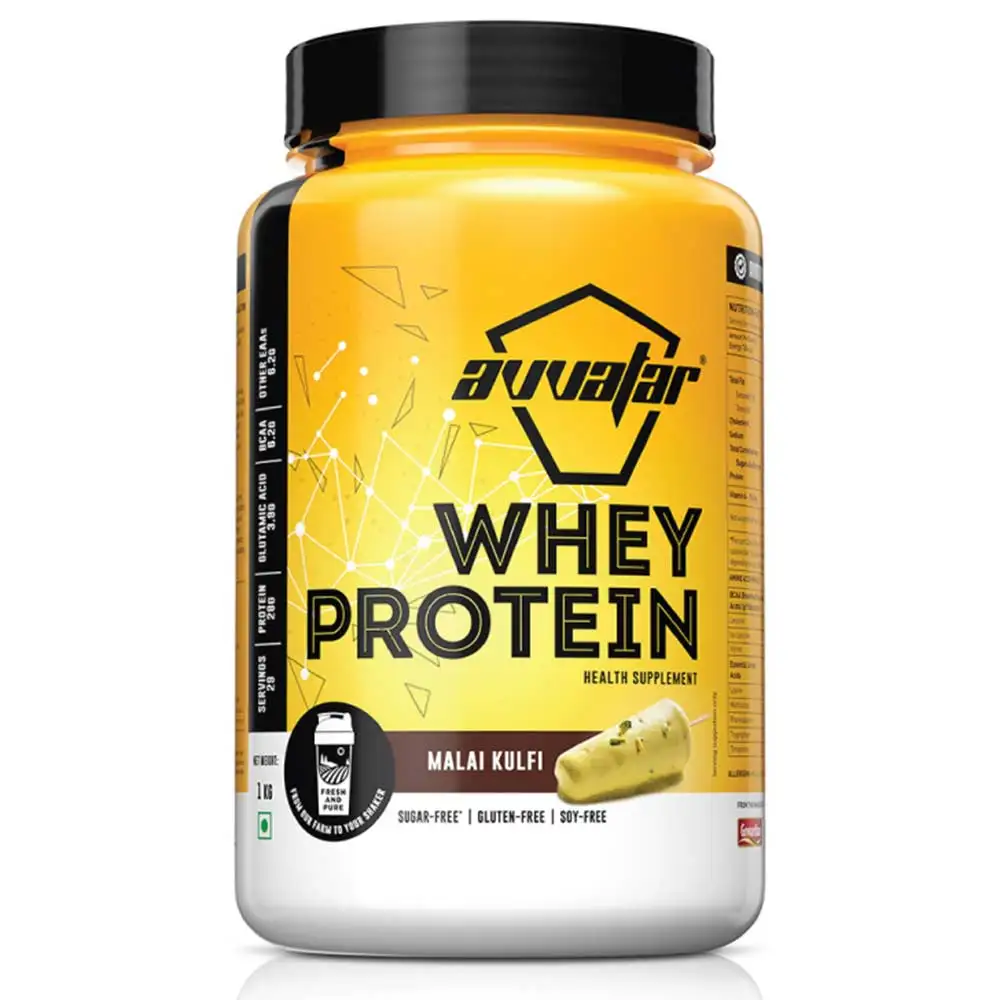 Avvatar Whey Protein,  2.2 lb  Malai Kulfi