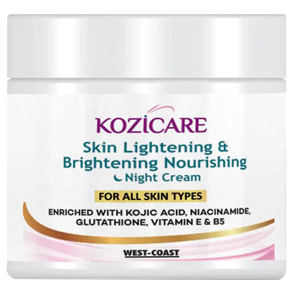 Kozicare Skin Lightening & Brightening Nourishing Night Cream,  50 g  for All Skin Types