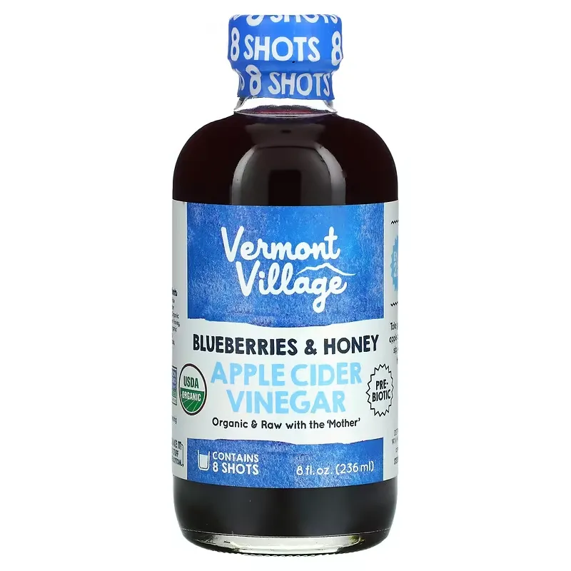 Apple Cider Vinegar, Blueberries & Honey, 8 fl oz (236 ml)