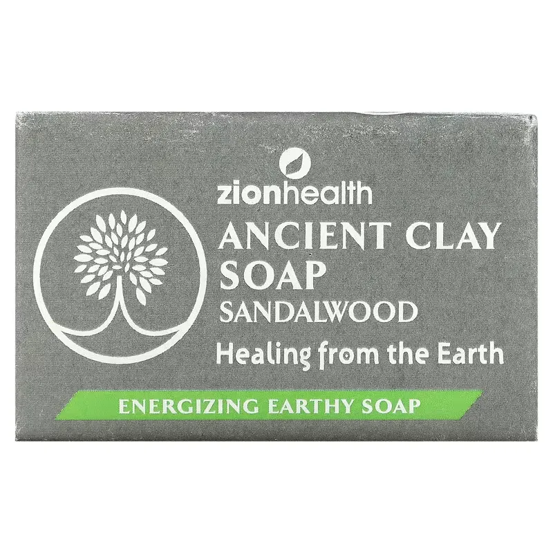 Ancient Clay Soap, Sandalwood, 6 oz (170 g)