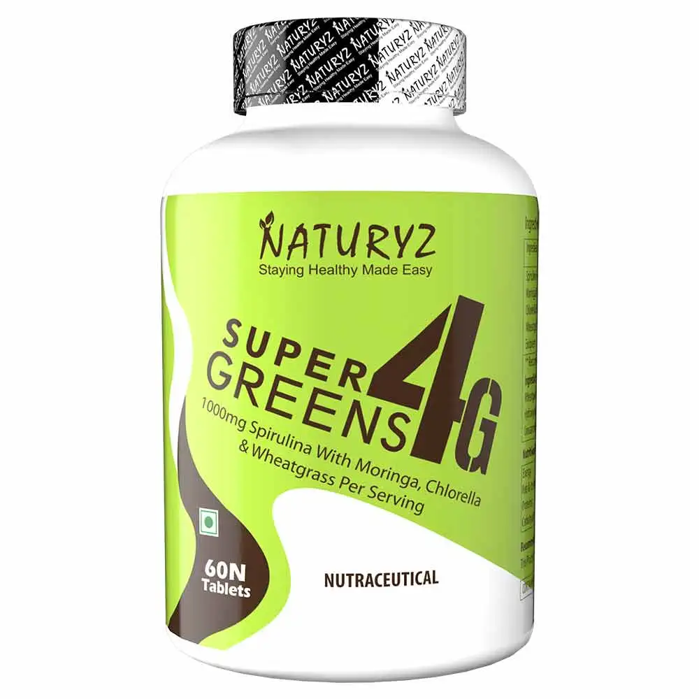 Naturyz Super Greens 4G,  60 tablet(s)