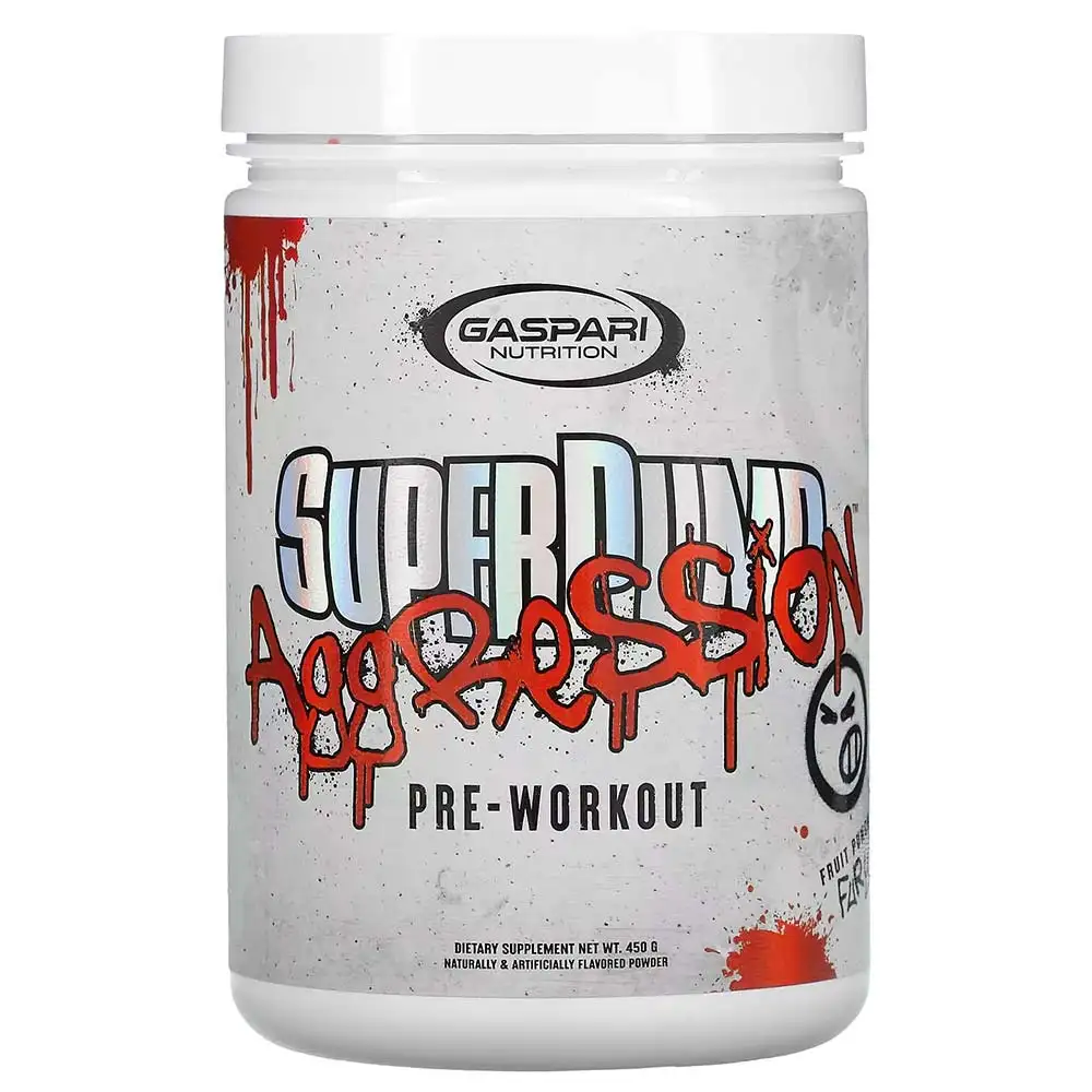 Gaspari Nutrition SuperPump Aggression Pre-Workout,  1 lb  Fruit Punch Fury