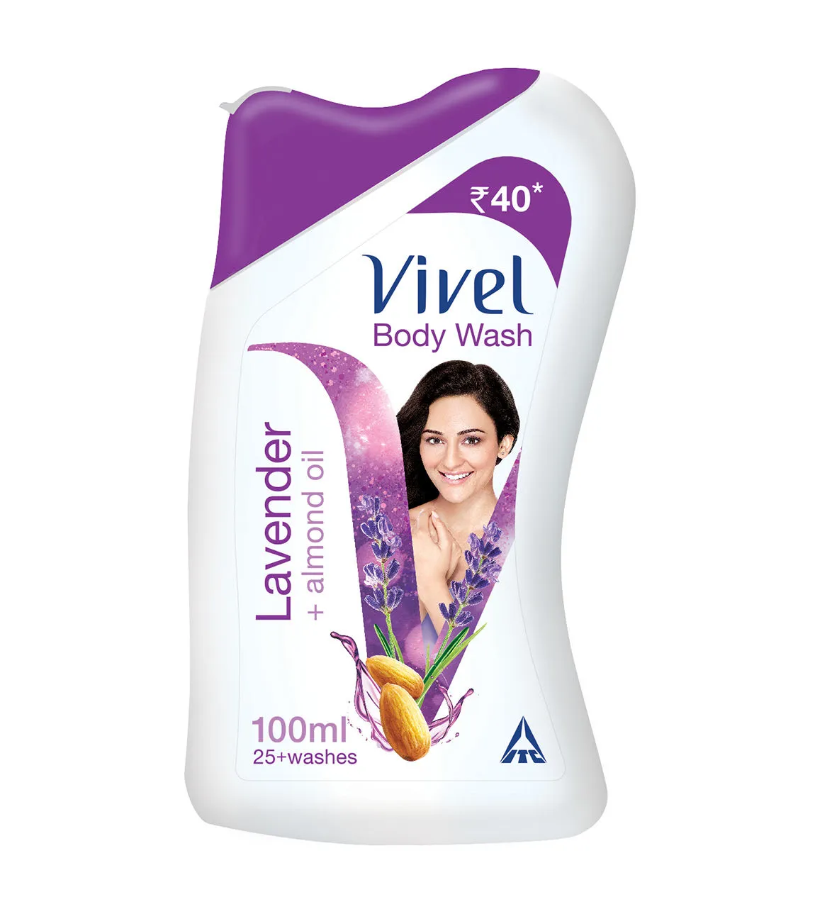 Vivel Lavender & Almond Oil Body Wash