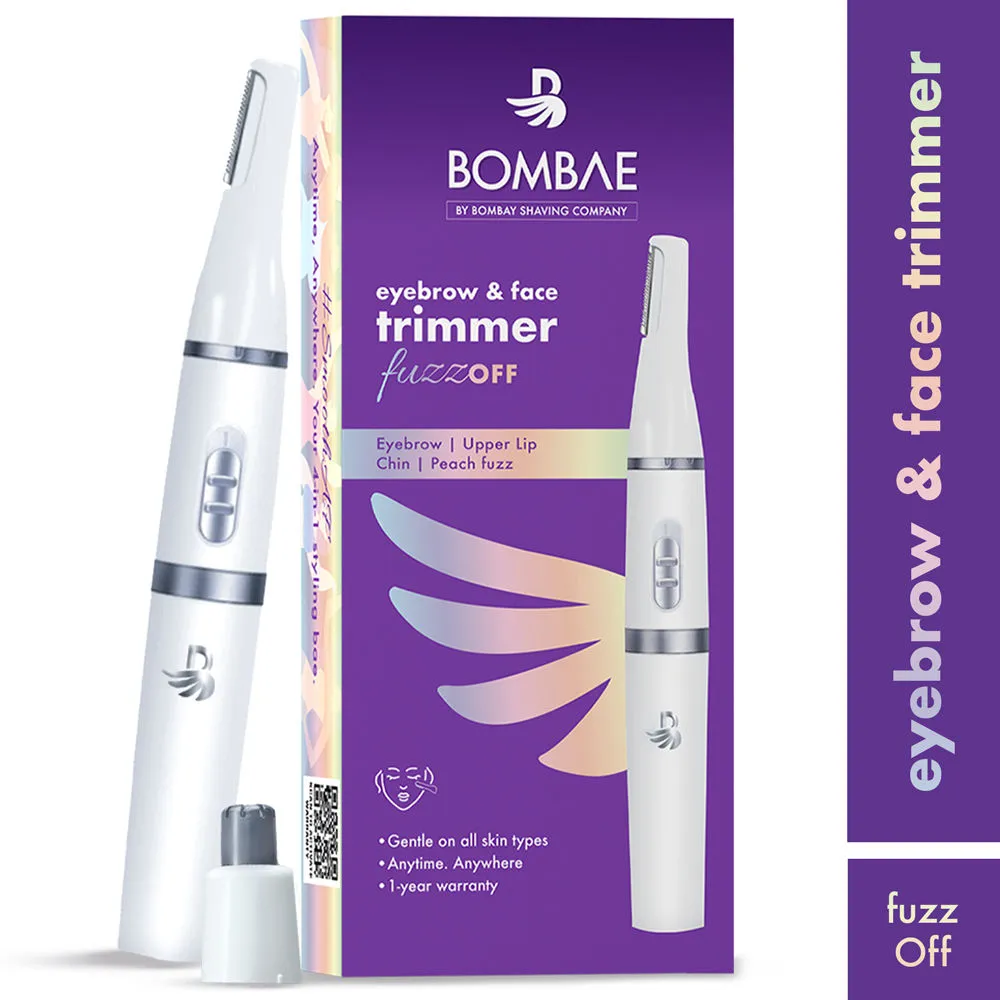 Bombae 4in1 Facial Hair Trimmer For Painfree Salon Smooth Eyebrows