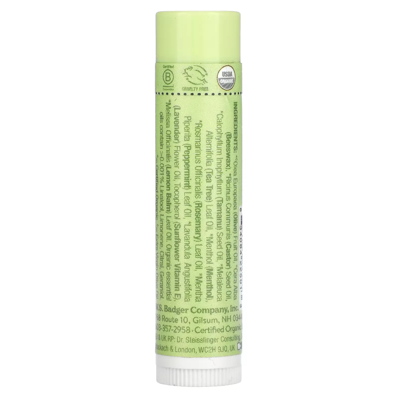 Herbal Lip Care, Tea Tree & Lemon Balm, 0.15 oz (4.2 g)