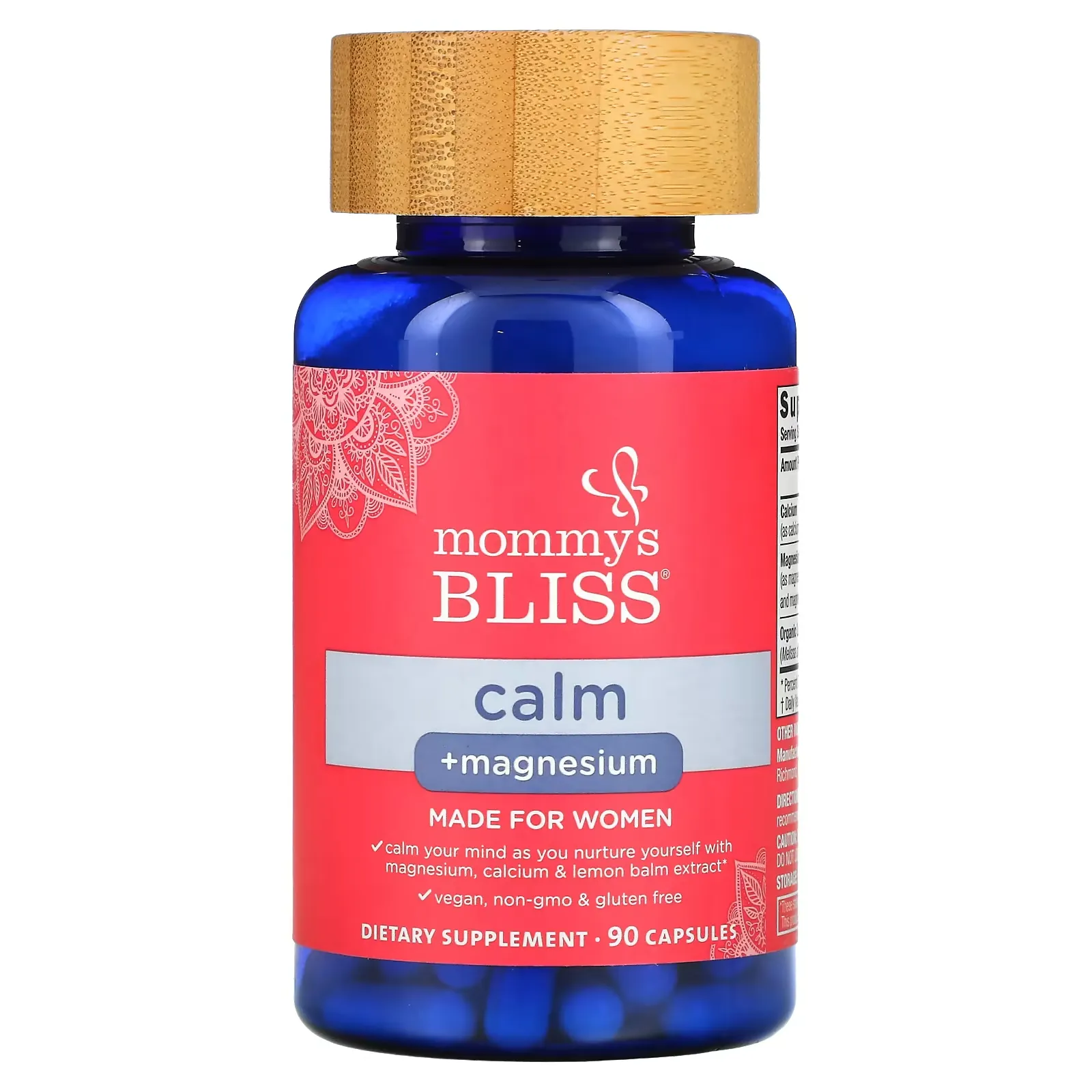 Calm + Magnesium, For Women, 90 Capsules