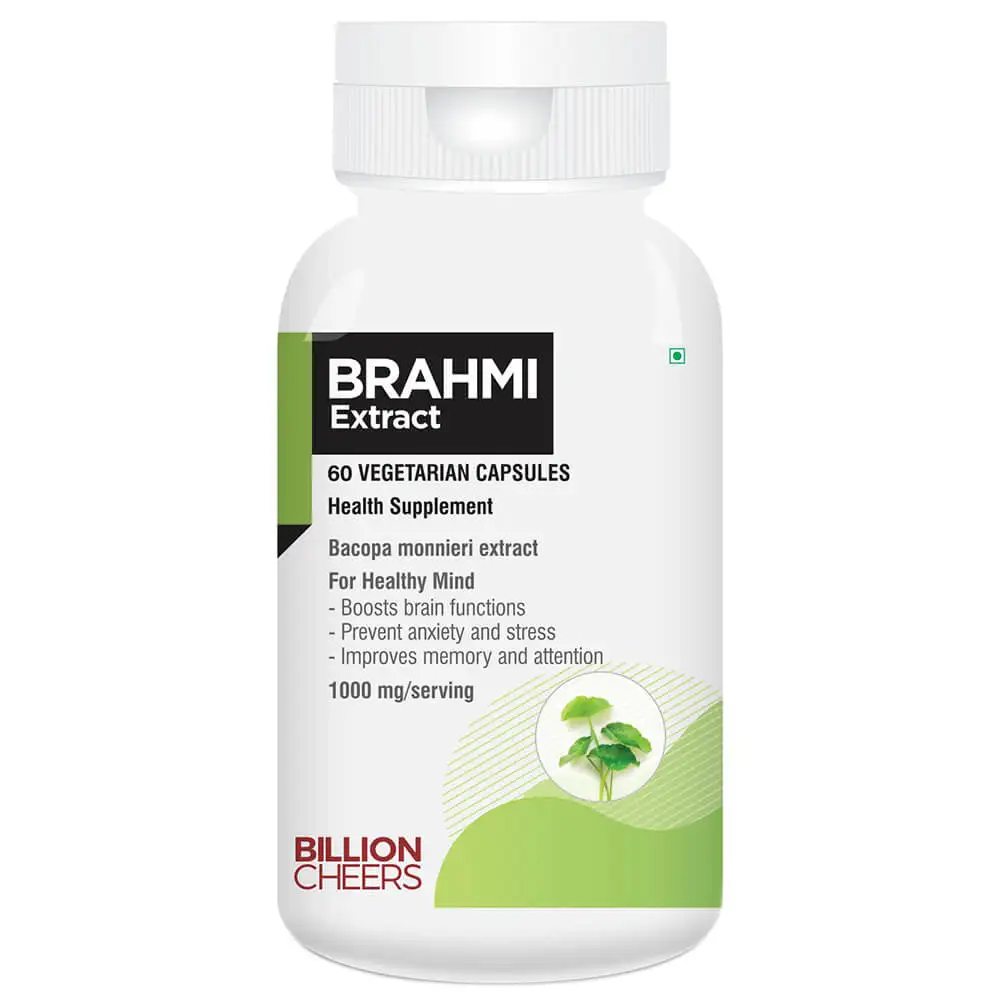 Billion Cheers Brahmi Extract,  60 capsules