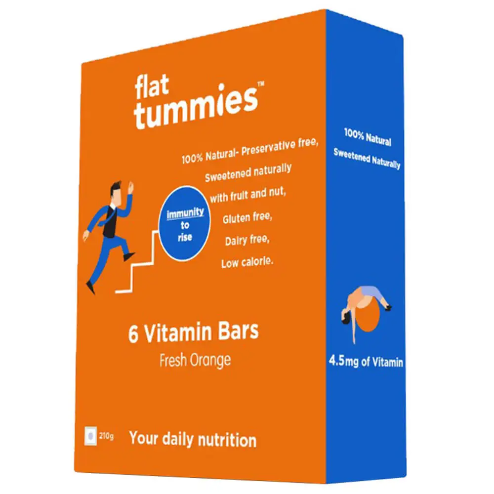 Flat Tummies The Vitamin Bar,  6 Piece(s)/Pack  Fresh Orange