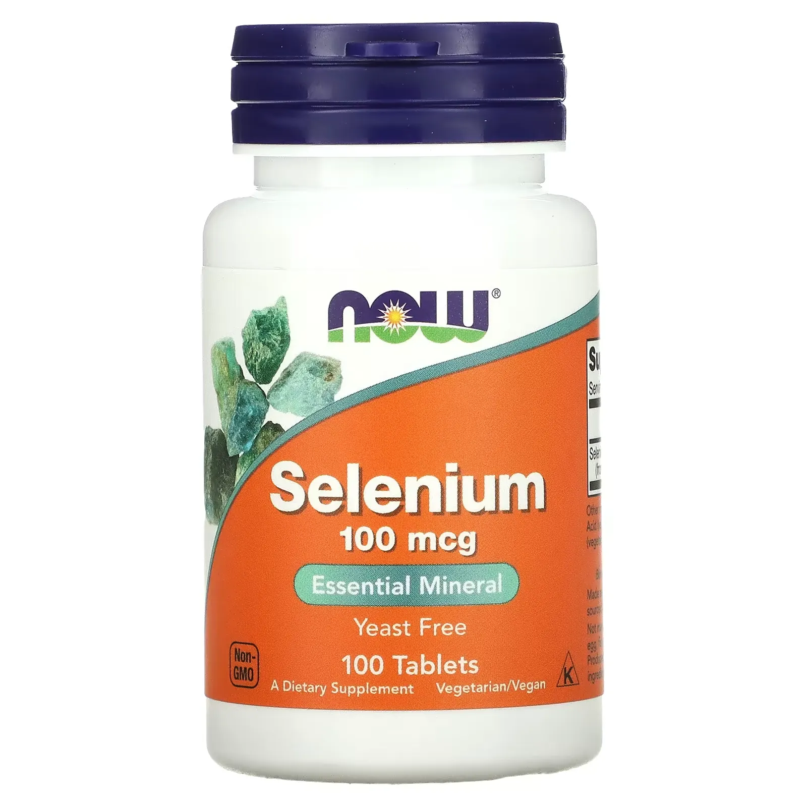 Selenium, 100 mcg, 100 Tablets