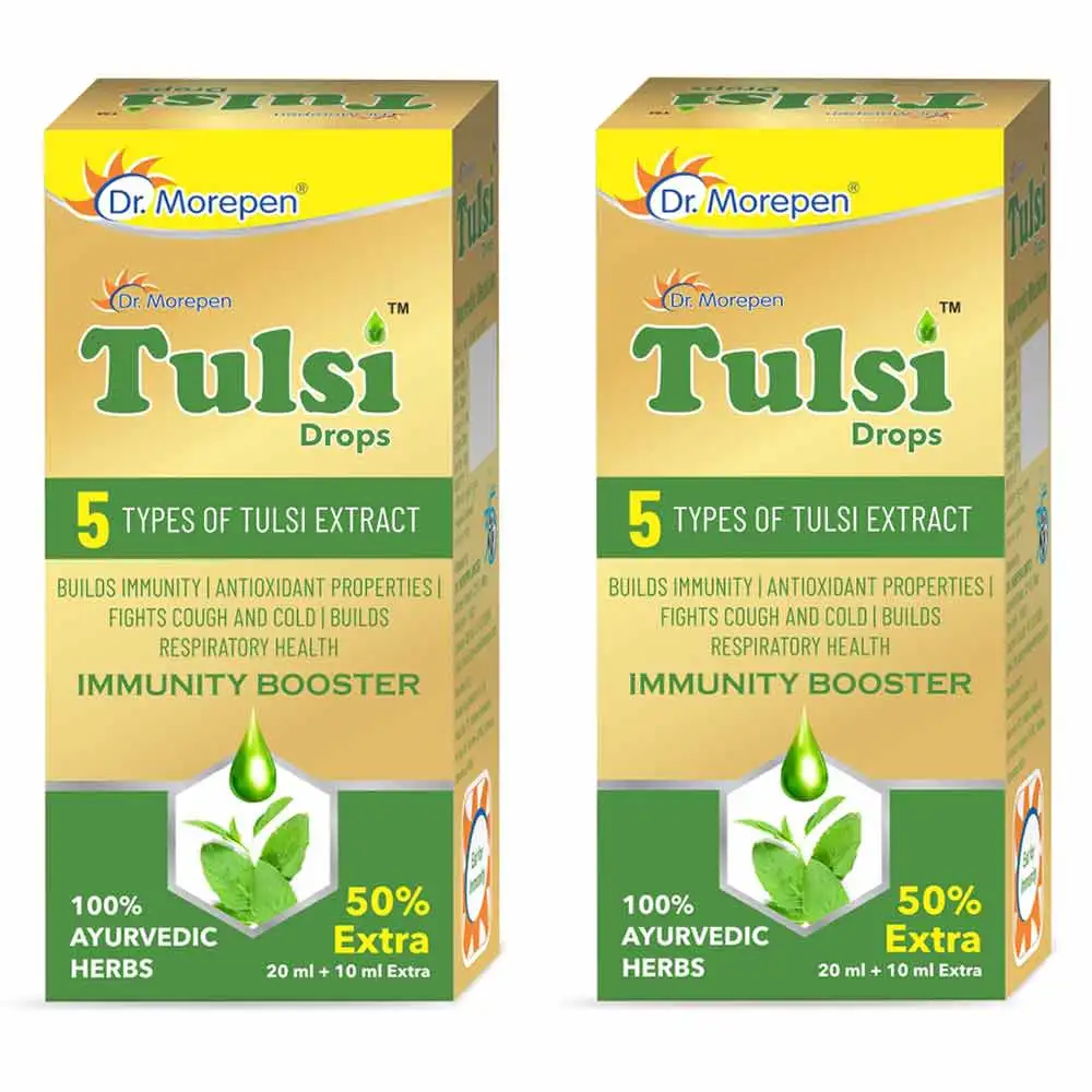 Dr. Morepen Tulsi Drops (Pack of 2),  30 ml