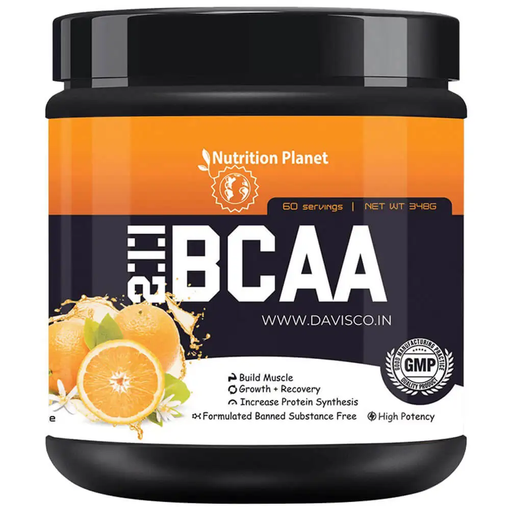 Nutrition Planet BCAA,  0.76 lb  60 Servings  Orange