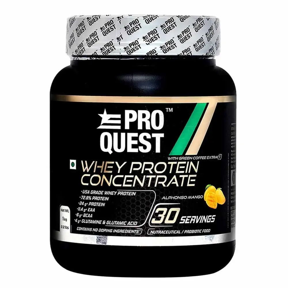 Proquest Whey Protein Concentrate,  2.2 lb  Alphonso Mango