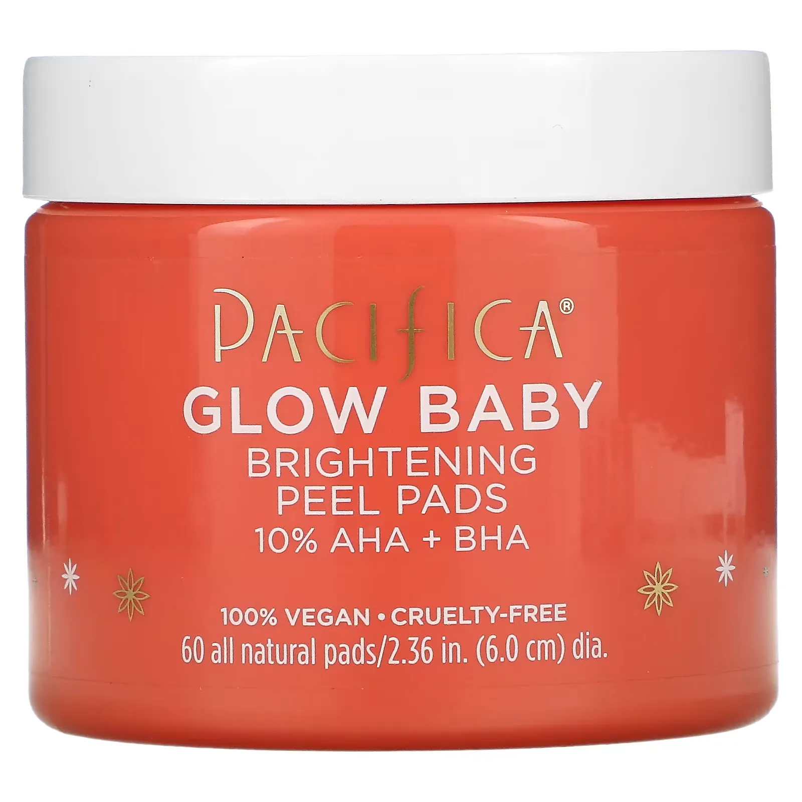 Glow Baby, Brightening Peel Pads, 60 All Natural Pads