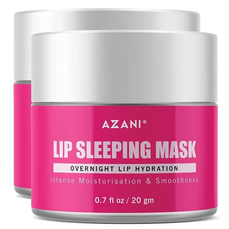 Azani Active Care Lip Sleeping Mask With Vitamin C, Shea Butter - Pack Of 2