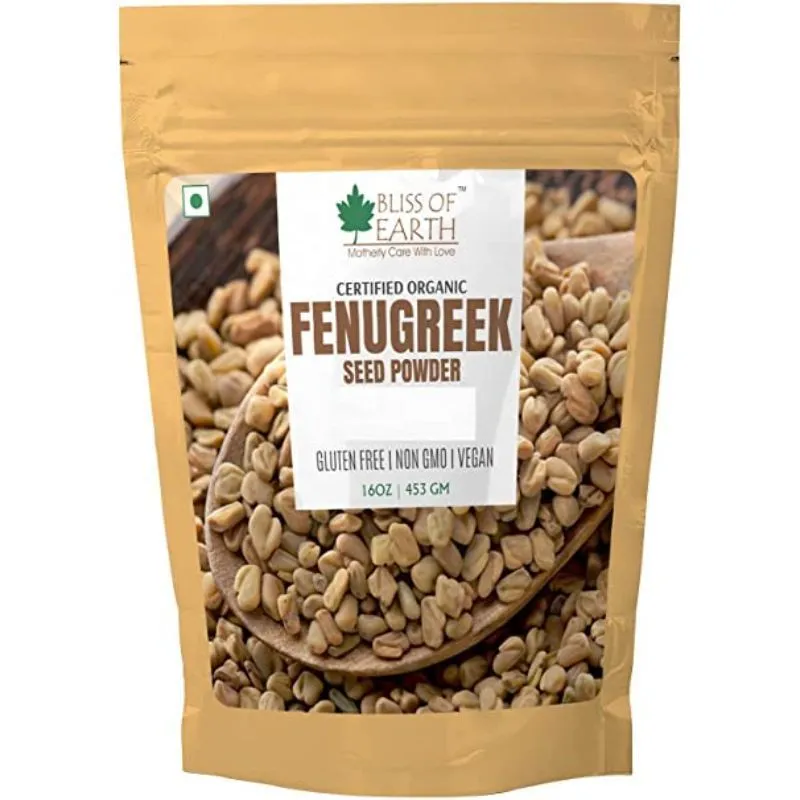 Bliss Of Earth Certified Organic Fenugreek Powder