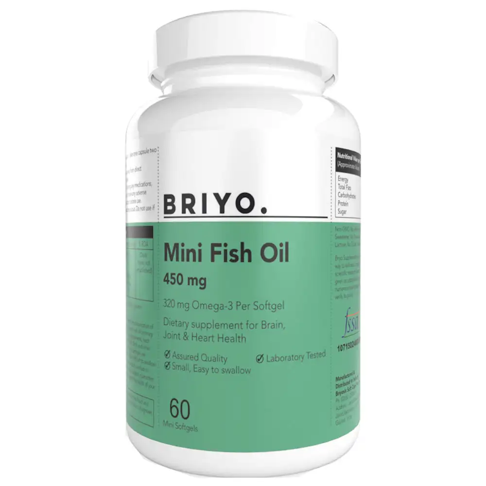 Briyo Mini Fish Oil,  60 softgels