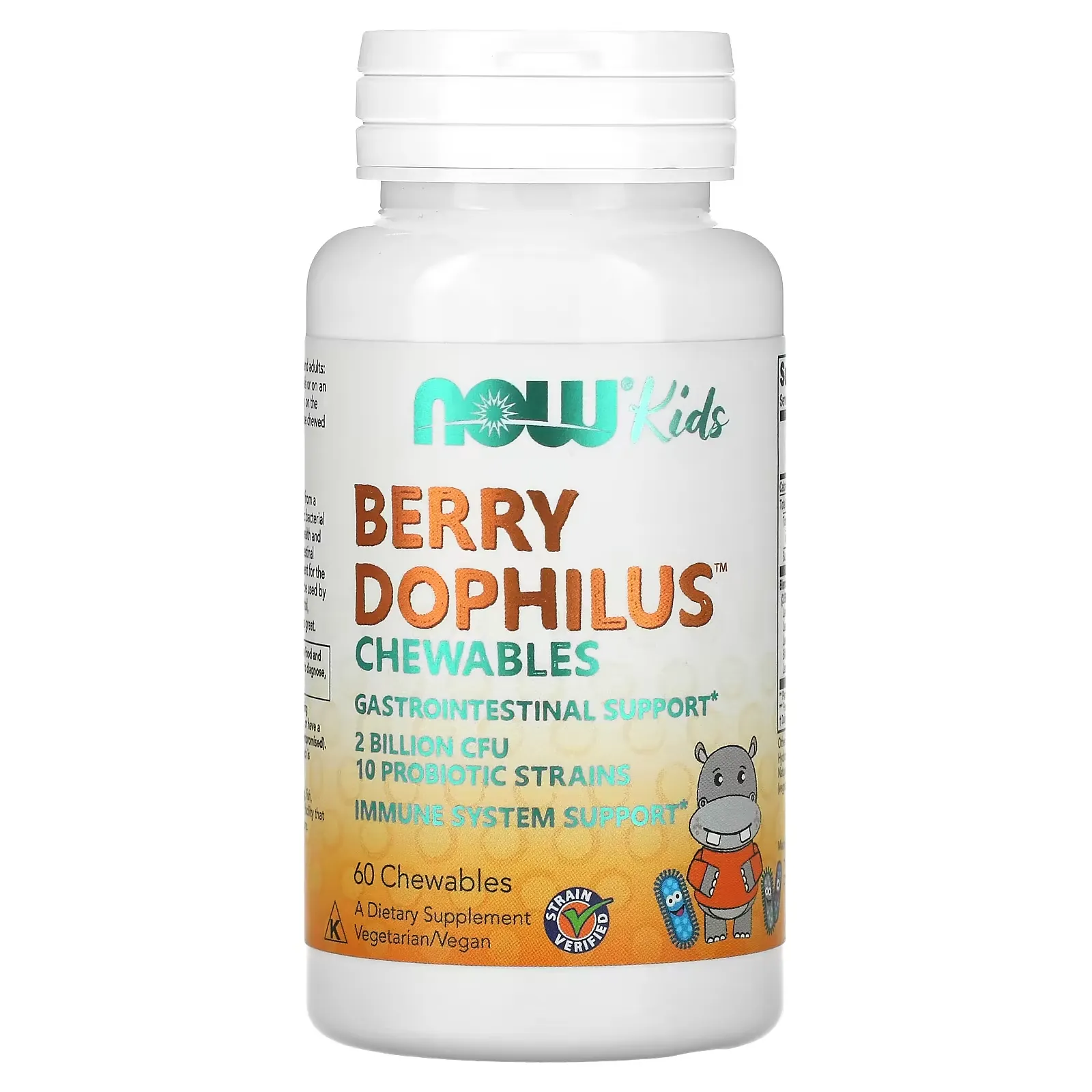 Berry Dophilus, Kids, 2 Billion, 60 Chewables