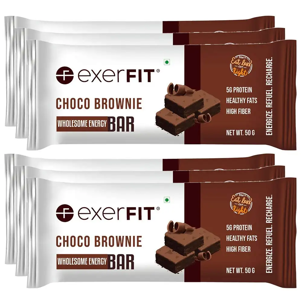 exerFIT Wholesome Energy,  6 bar(s)  Choco Brownie