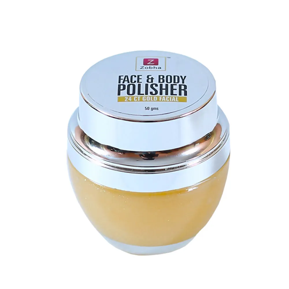 Zobha Face & Body Polisher 24 CT Gold Facial Gel