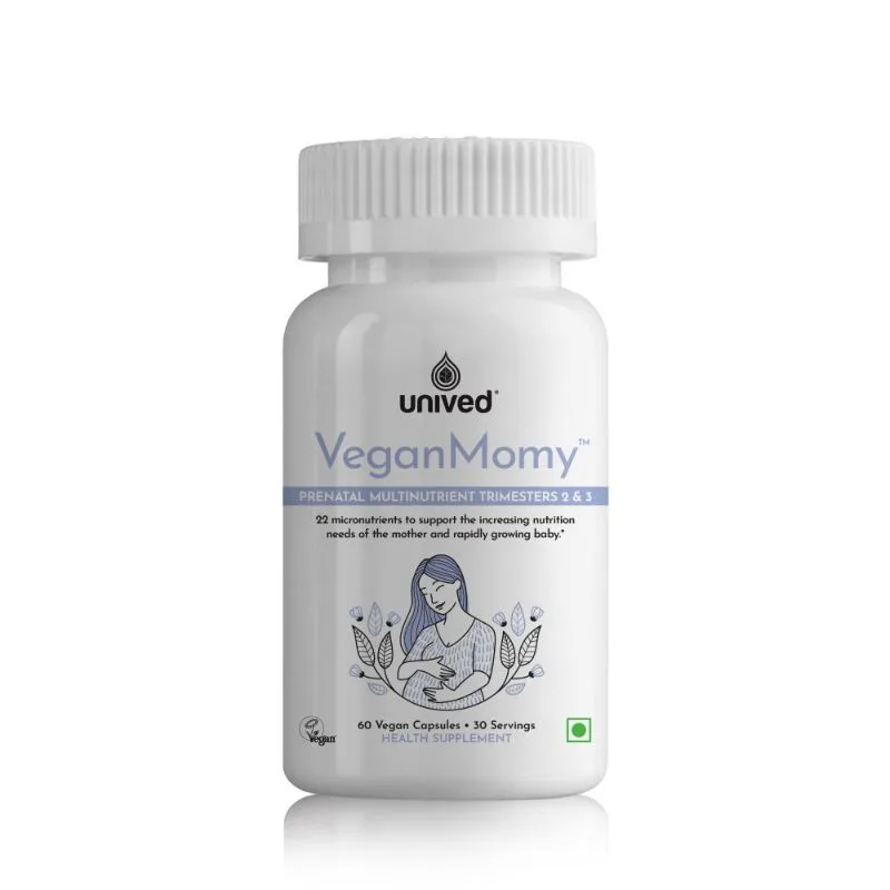 Unived Veganmomy Prenatal Multinutrient - Trimester's 2 & 3, Capsules