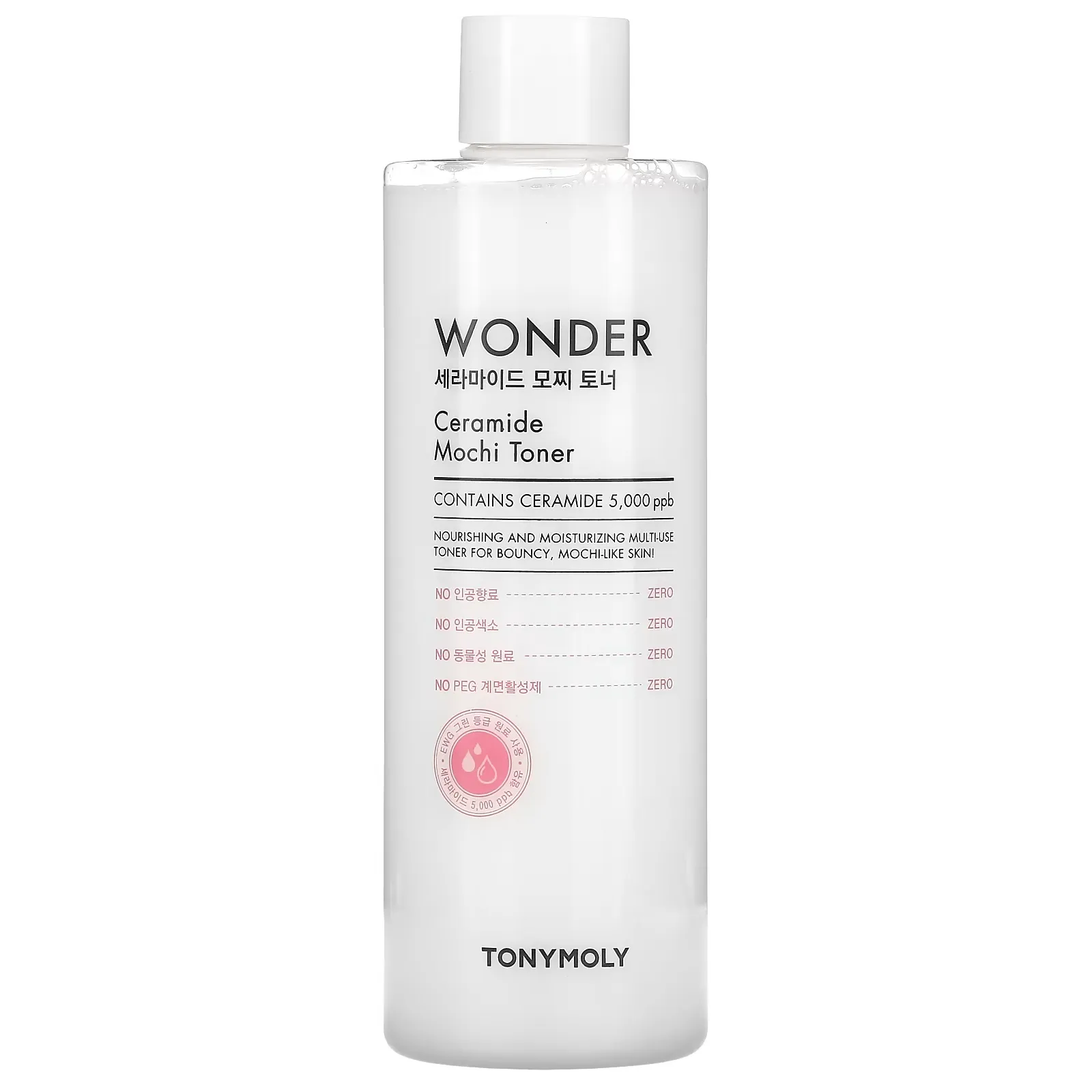 Wonder, Ceramide Mochi Toner, 500 ml