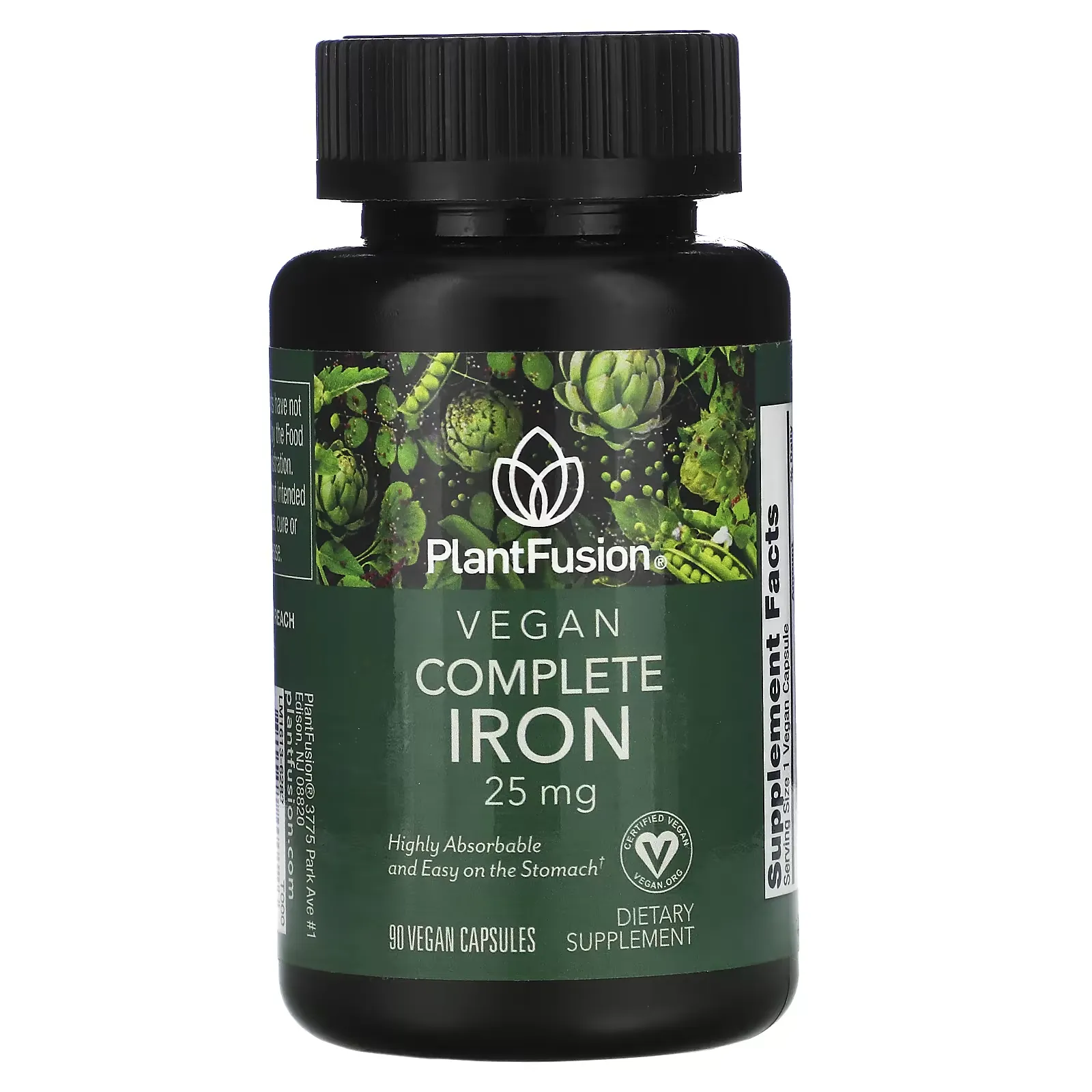 Vegan Complete Iron, 25 mg, 90 Vegan Capsules