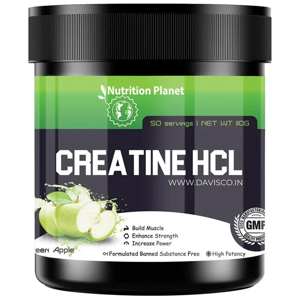 Nutrition Planet Creatine HCL,  Green Apple  0.24 lb