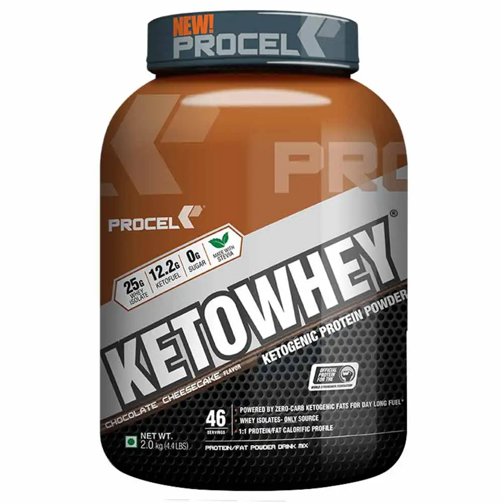 Procel Ketowhey Ketogenic Protein Powder,  4.4 lb  Chocolate Cheesecake