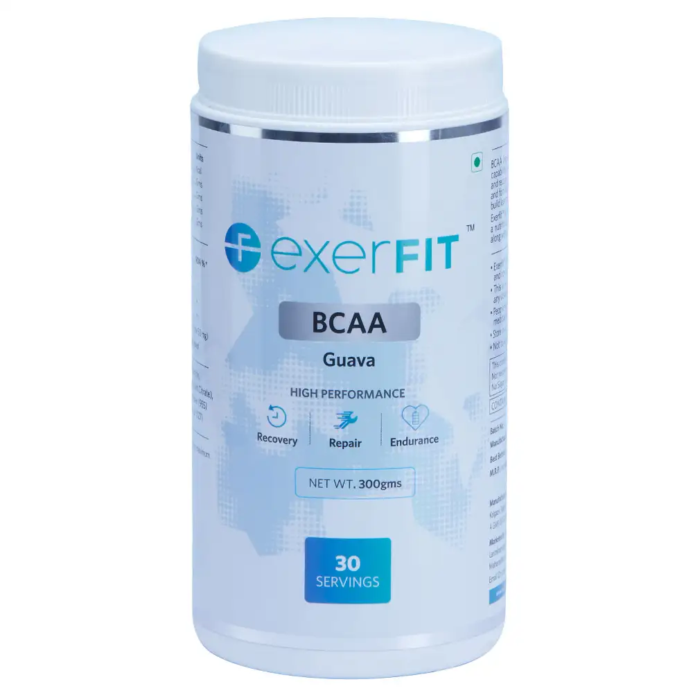 exerFIT BCAA,  0.66 lb  30 Servings  Guava