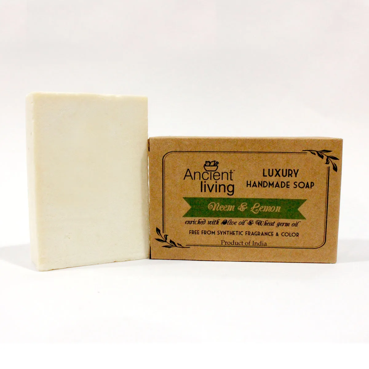 Ancient Living Neem & Lemon Luxury Handmade Soap