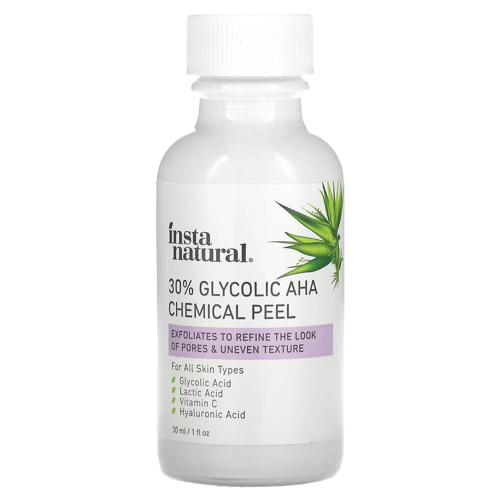 30% Glycolic AHA Chemical Peel, 1 fl oz (30 ml)