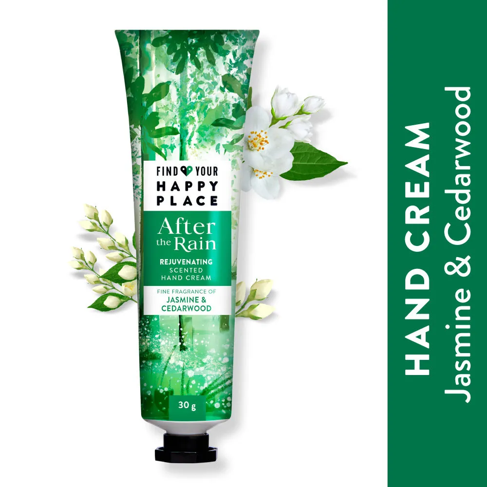 Find Your Happy Place - After The Rain Moisturising Scented Hand Cream Jasmine & Cedarwood