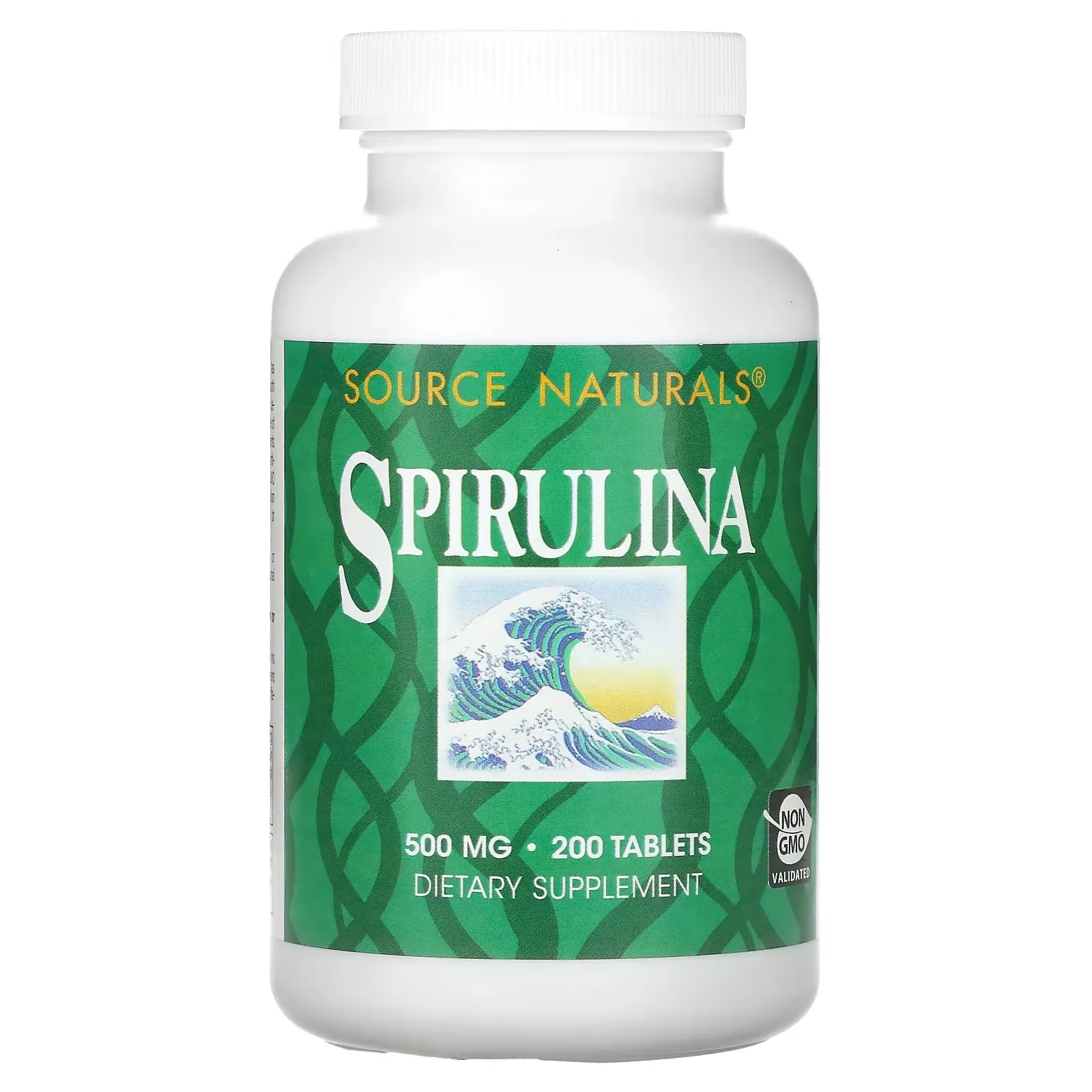 Spirulina, 500 mg, 200 Tablets