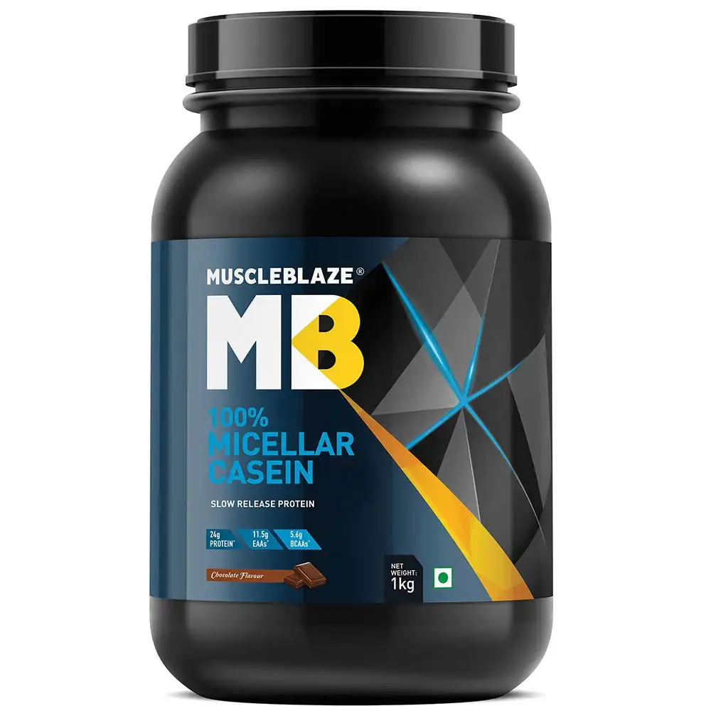 MuscleBlaze 100% Micellar Casein,  2.2 lb  Chocolate