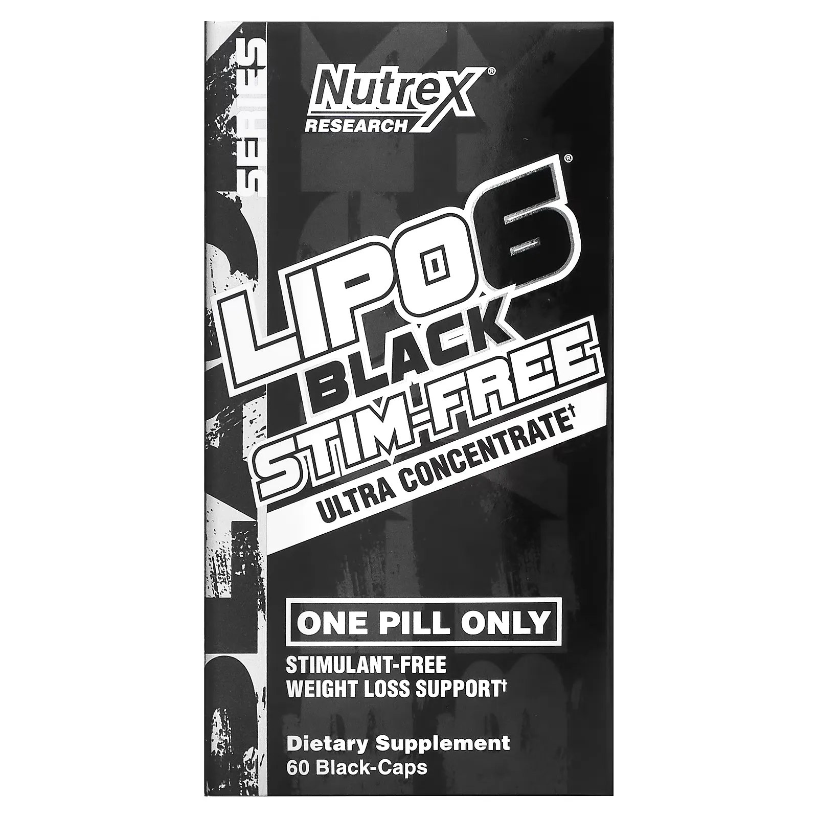 LIPO-6 Black Stim-Free, Ultra Concentrate, 60 Black-Caps