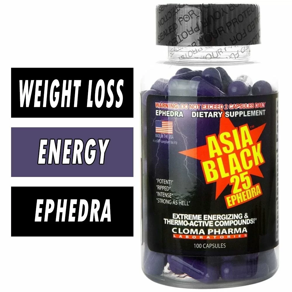 ASIA BLACK™ 25 FAT BURNER BY CLOMA PHARMA