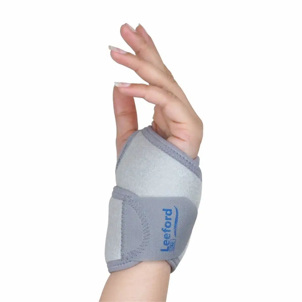 Leeford Wrist Band with Thumb Support,  Grey  Free Size