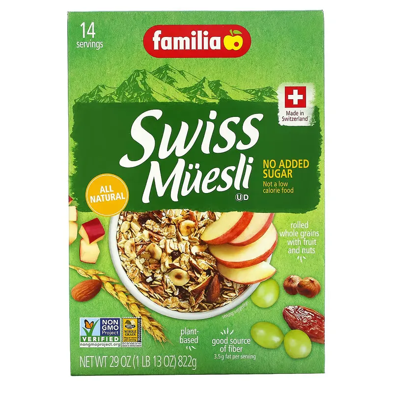 Swiss Muesli, No Added Sugar, 29 oz (822 g)