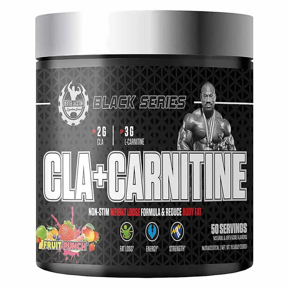 Dexter Jackson Black Series CLA + Carnitine,  0.66 lb  Fruit Punch