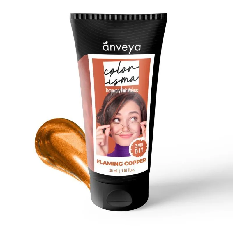 Anveya Colorisma Flaming Copper -Temporary Hair Color Makeup