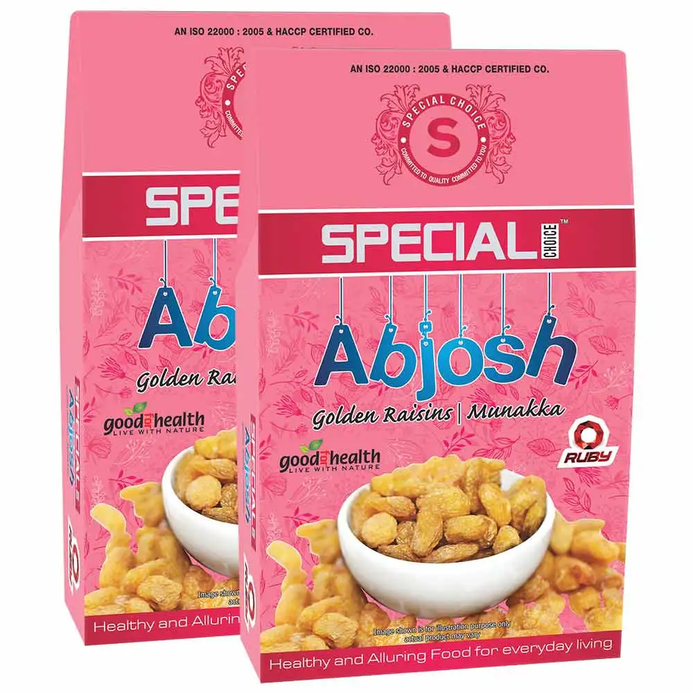 Special Choice Abjosh (Munakka),  250 g  Unflavoured Ruby Pack (Pack of 2)