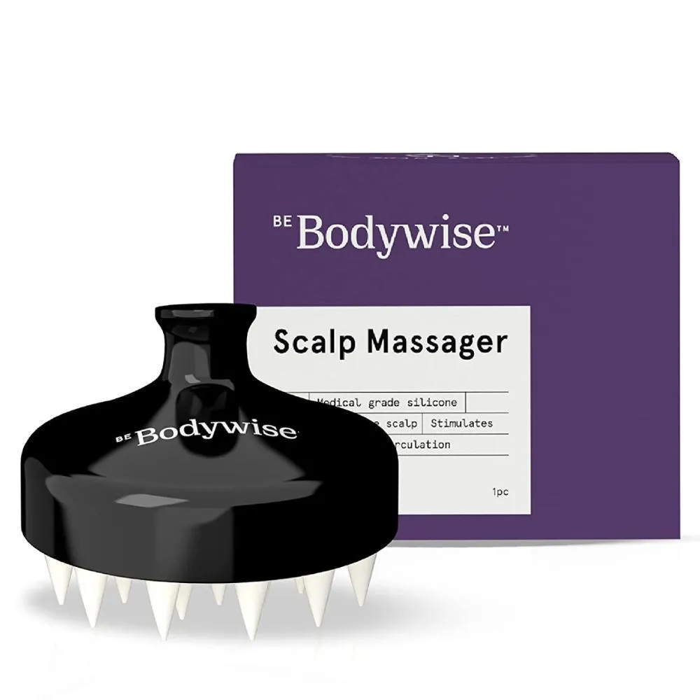 Be Bodywise Hair Scalp Massager for women - Helps Exfoliate & Stimulates Scalp - Comfortable Grip