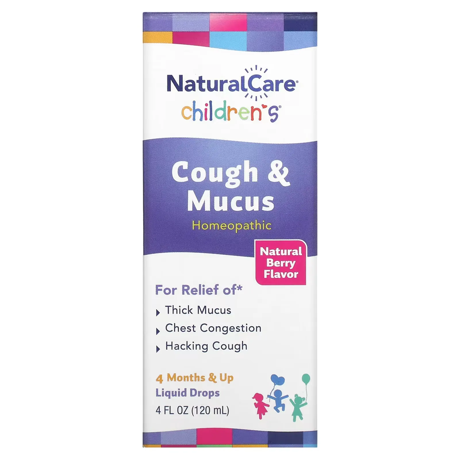 Children's Cough & Mucus, Night, 4 Months & Up, Natural Berry, 4 fl oz (120 ml)