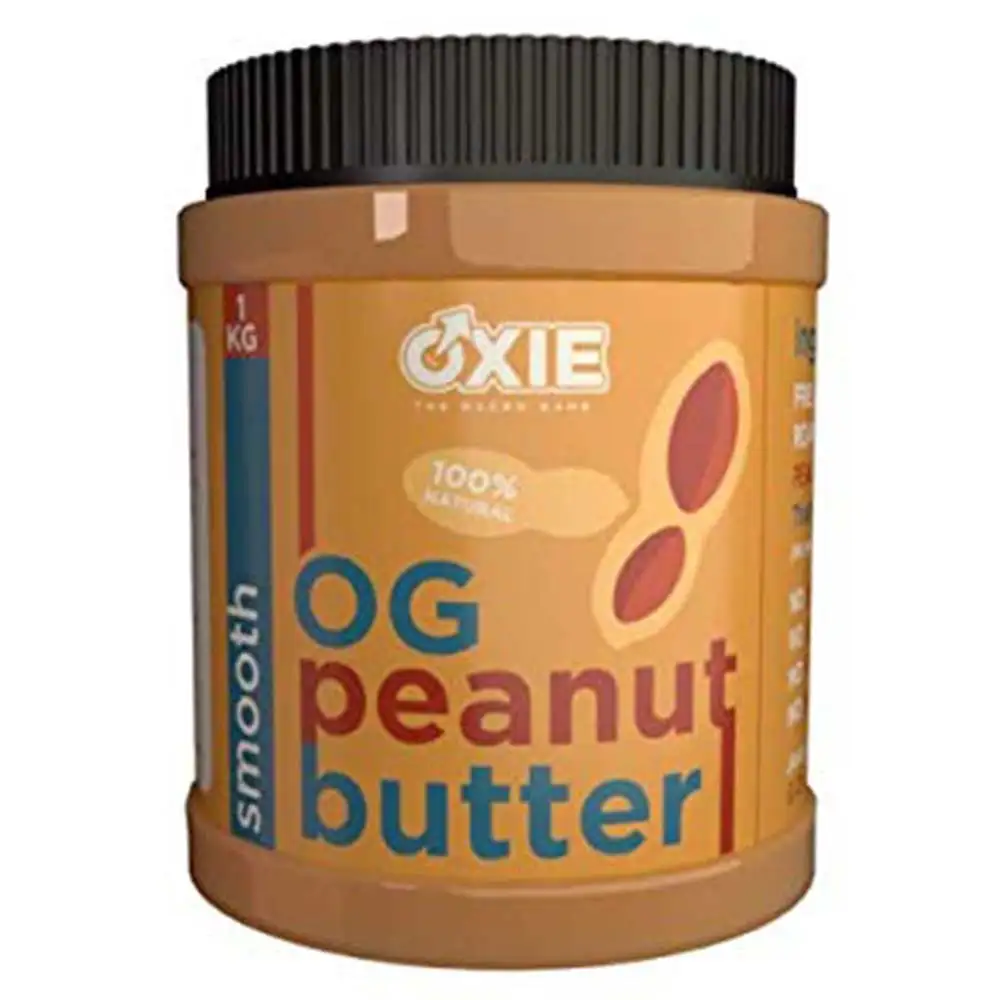 Oxie Nutrition Peanut Butter,  1 kg  Smooth