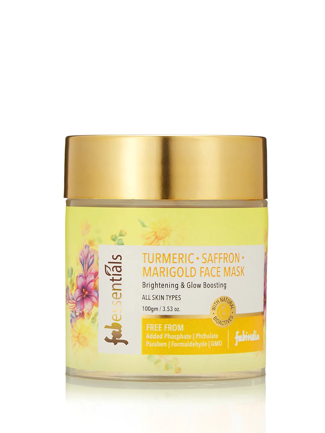 Fabessentials Turmeric Saffron Marigold Face Mask