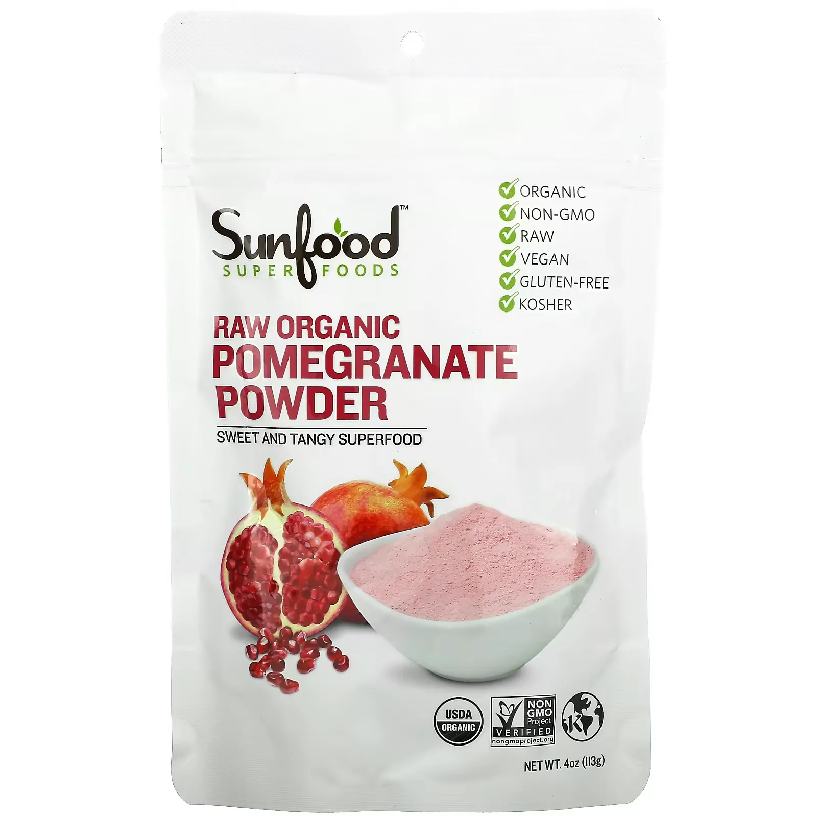 Raw Organic Pomegranate Powder, 4 oz (113 g)